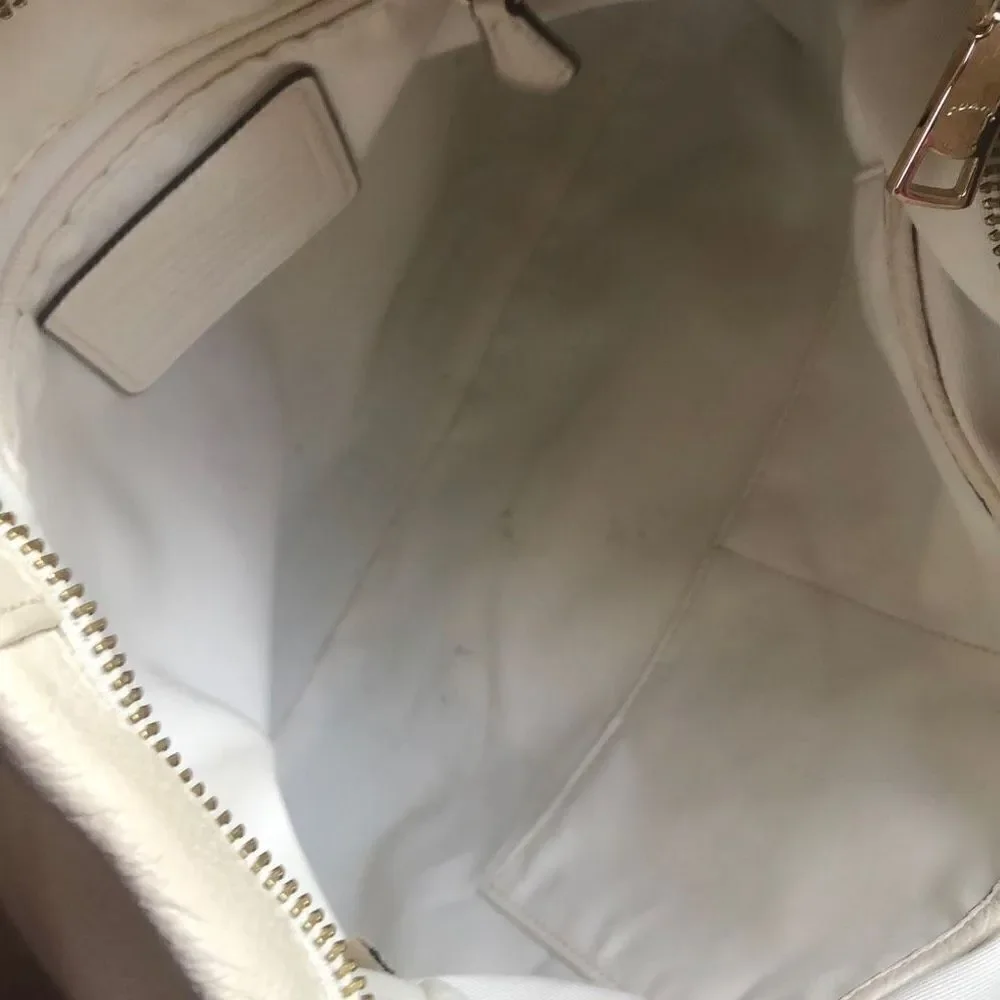 Coach Eastwest Isabell hobo, cream, beige handbag